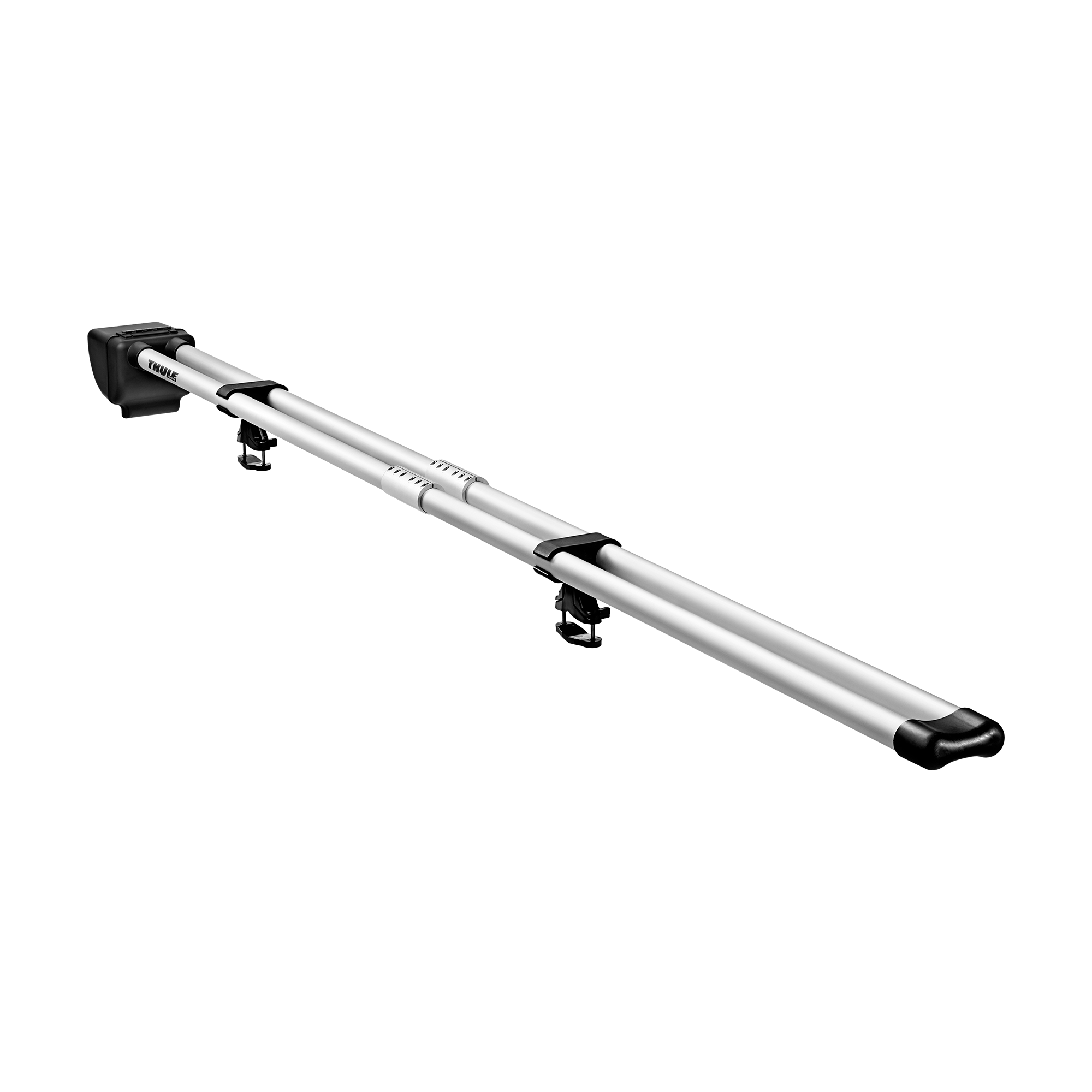 fishing rod rack silver